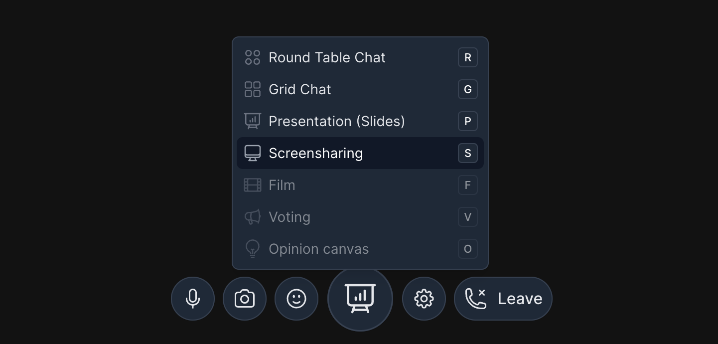 Screensharing 🖥️